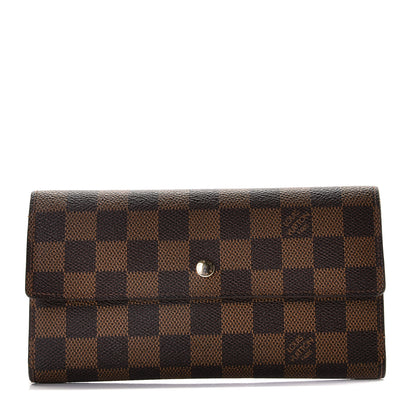 Louis Vuitton Damier Ebene Porte Tresor International Wallet 1 of 9