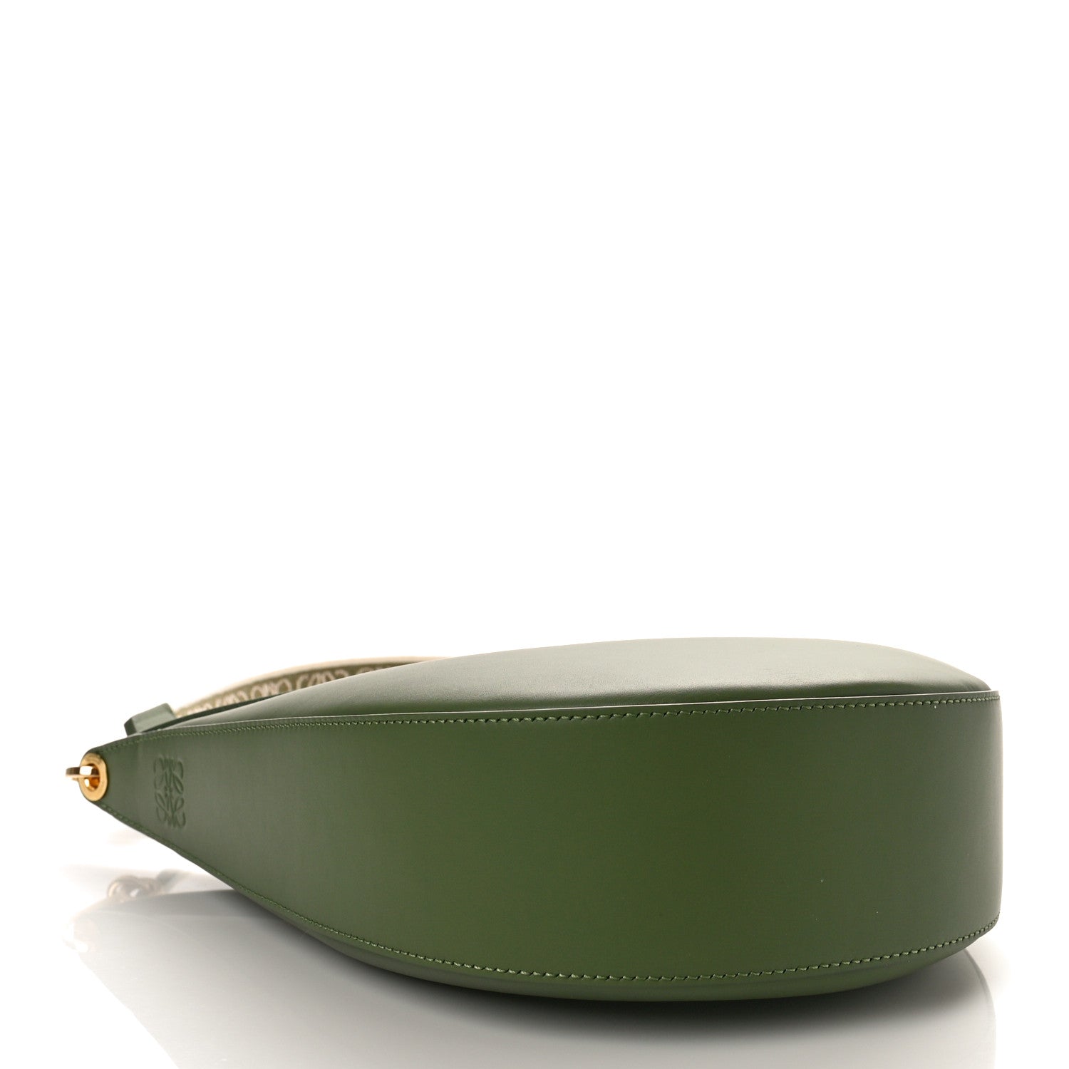 Loewe Satin Calfskin Jacquard Medium Luna Bag Avocado Green 4 of 8