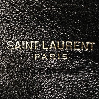 Saint Laurent Grain De Poudre Matelasse Monogram Mini Lou Camera Bag Dark Beige 6 of 11