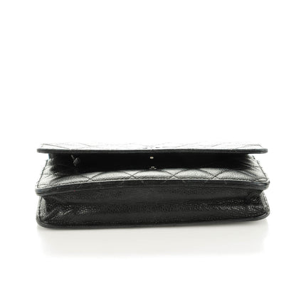 Chanel Caviar Quilted Wallet On Chain WOC Black 5 of 8
