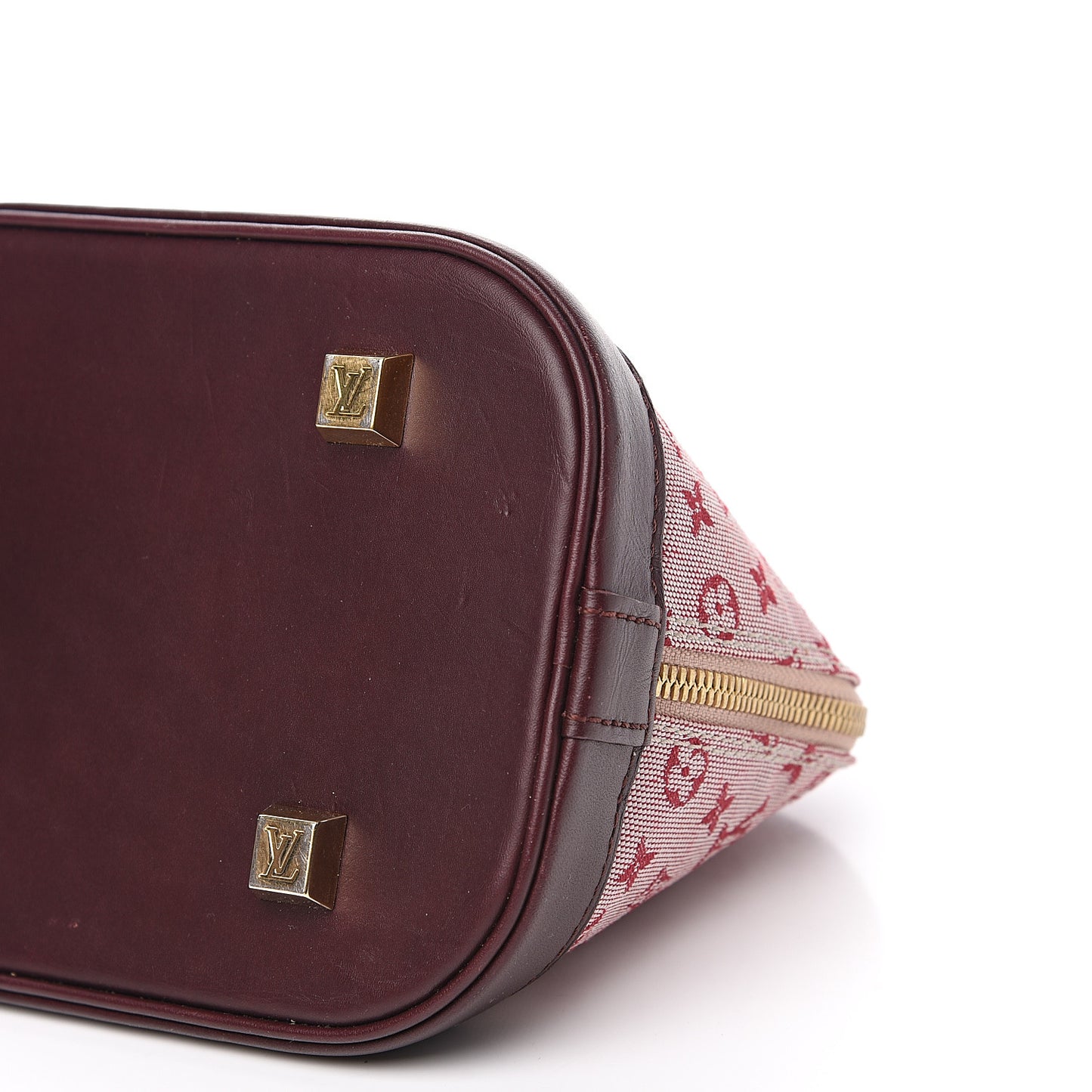 Mini Monogram Alma Long Cherry