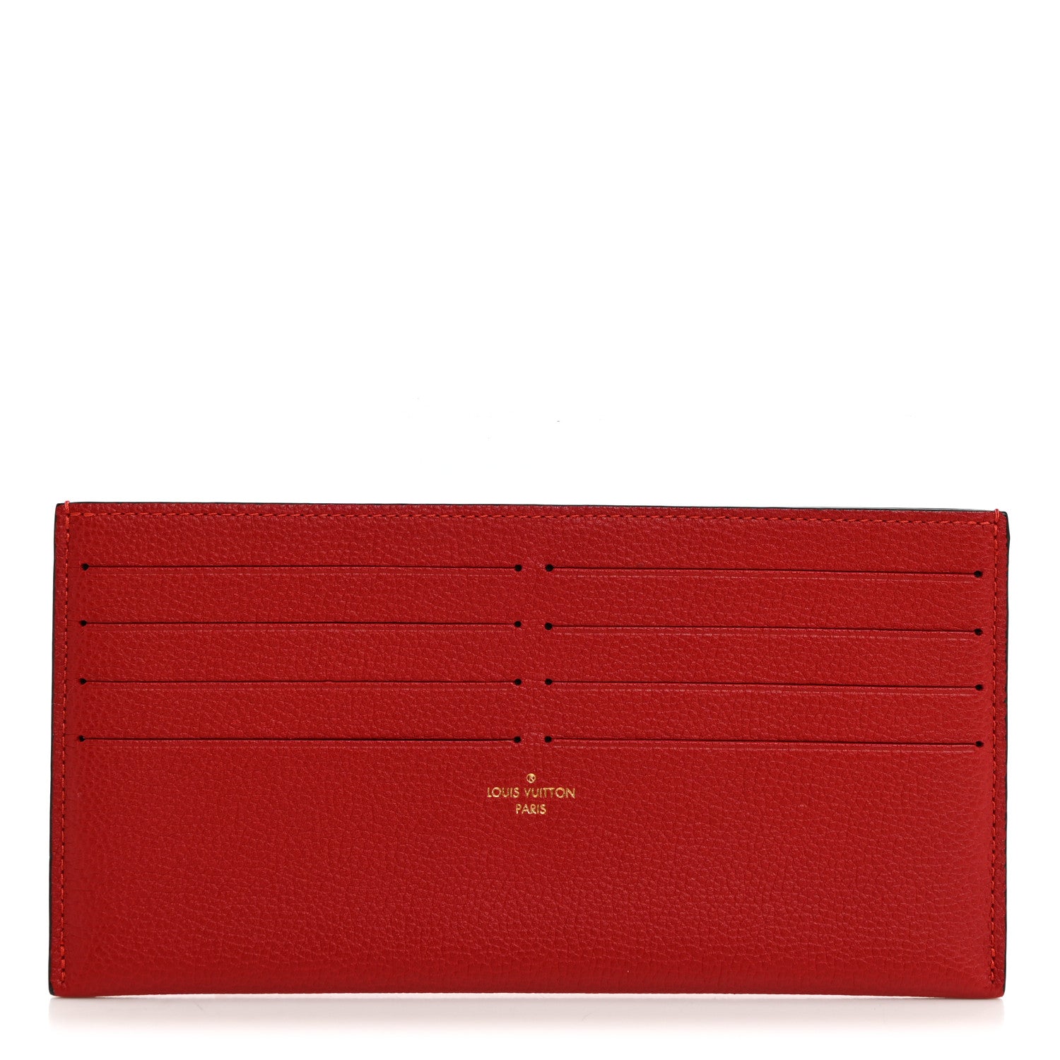 Louis Vuitton Calfskin Felicie Card Holder Insert Scarlet 2 of 12