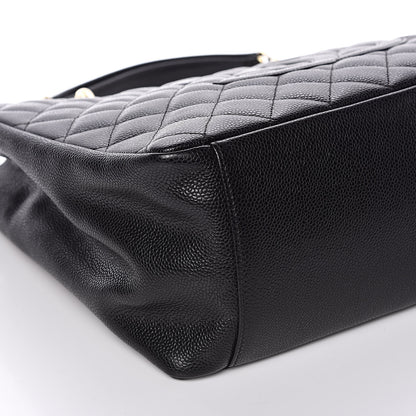 Chanel Caviar Quilted Grand Shopping Tote GST Black 8 of 11