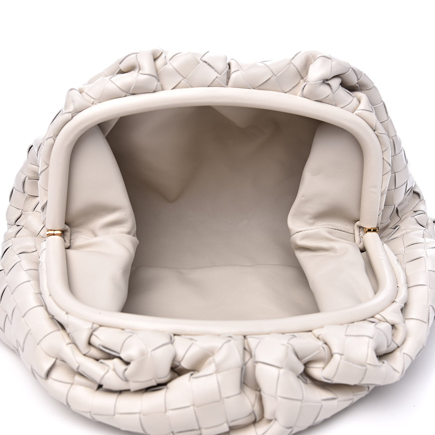 Bottega Veneta Nappa Maxi Intreccio The Pouch Oversized Clutch Plaster 5 of 10
