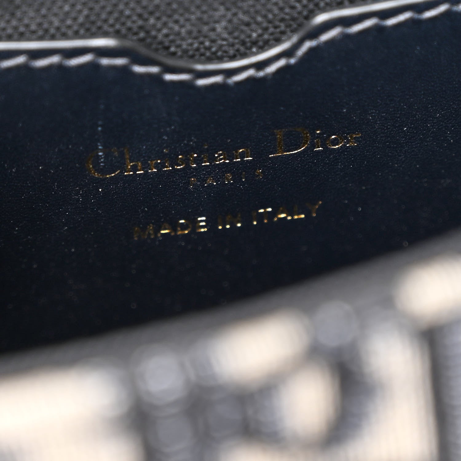 Christian Dior Oblique Medium Bobby Flap Blue 6 of 10