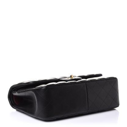 Chanel Lambskin Quilted Jumbo Double Flap Black 4 of 12
