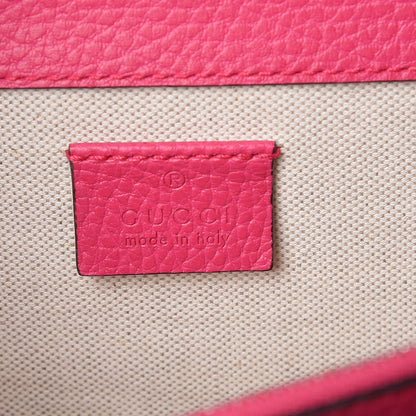 Gucci Pebbled Calfskin Embellished Guccify Small Dionysus Shoulder Bag Rosa 8 of 11