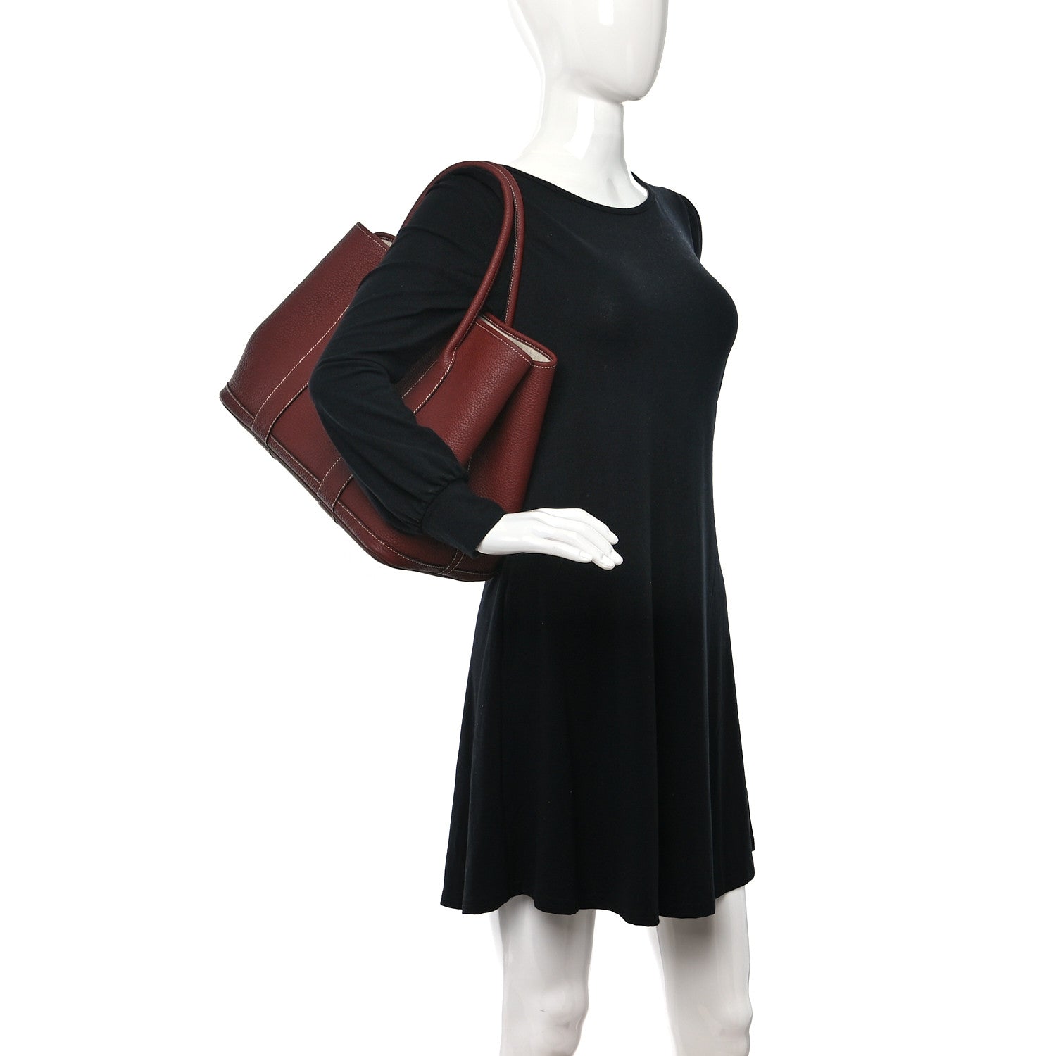Hermes Negonda Garden Party Tote 36 MM Rouge H 2 of 8