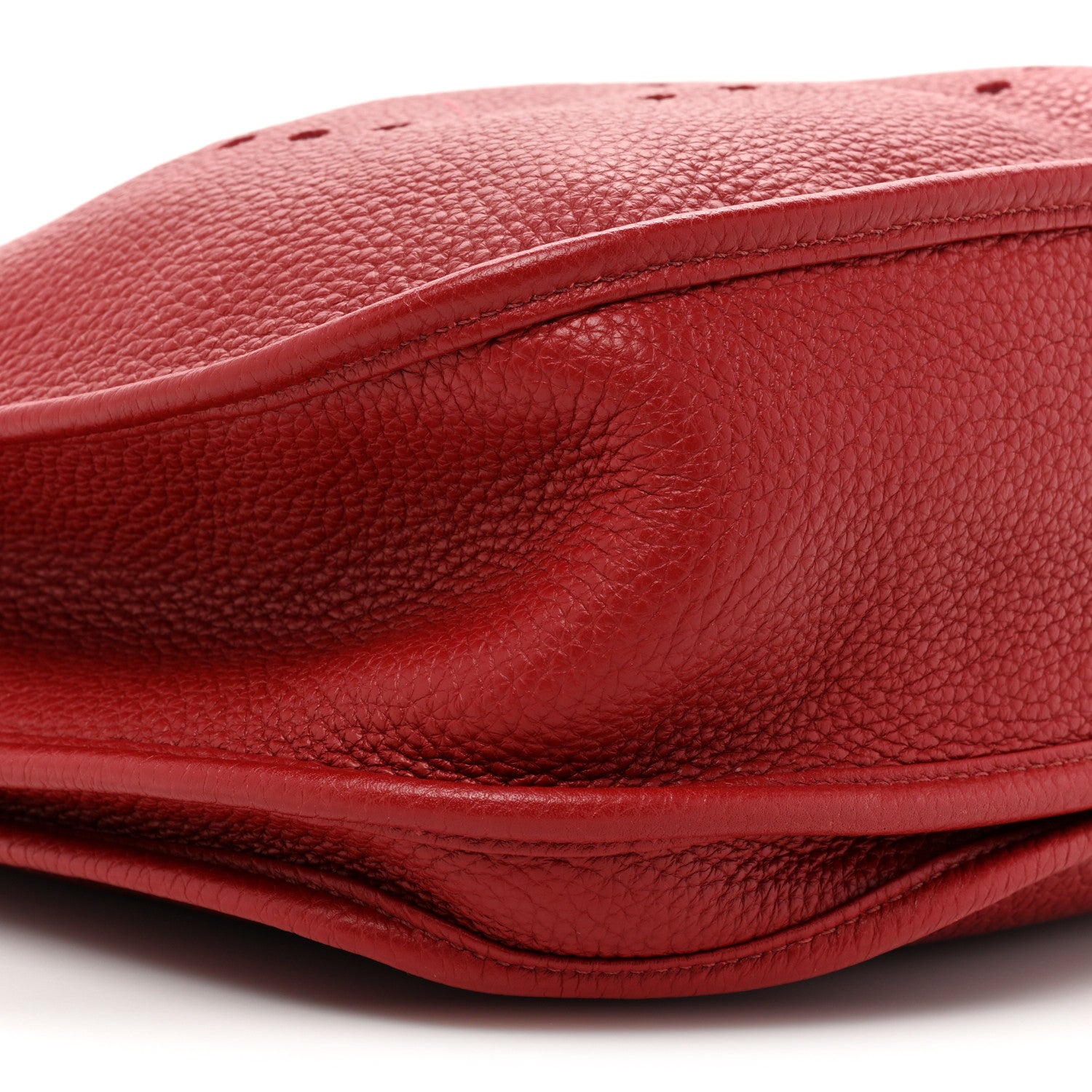 Hermes Taurillon Clemence Evelyne III GM Rouge Garance 8 of 13