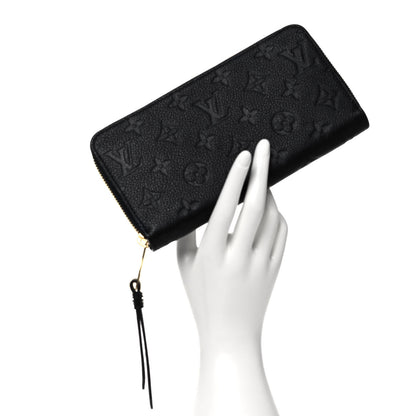 Louis Vuitton Empreinte Zippy Wallet Black 3 of 8