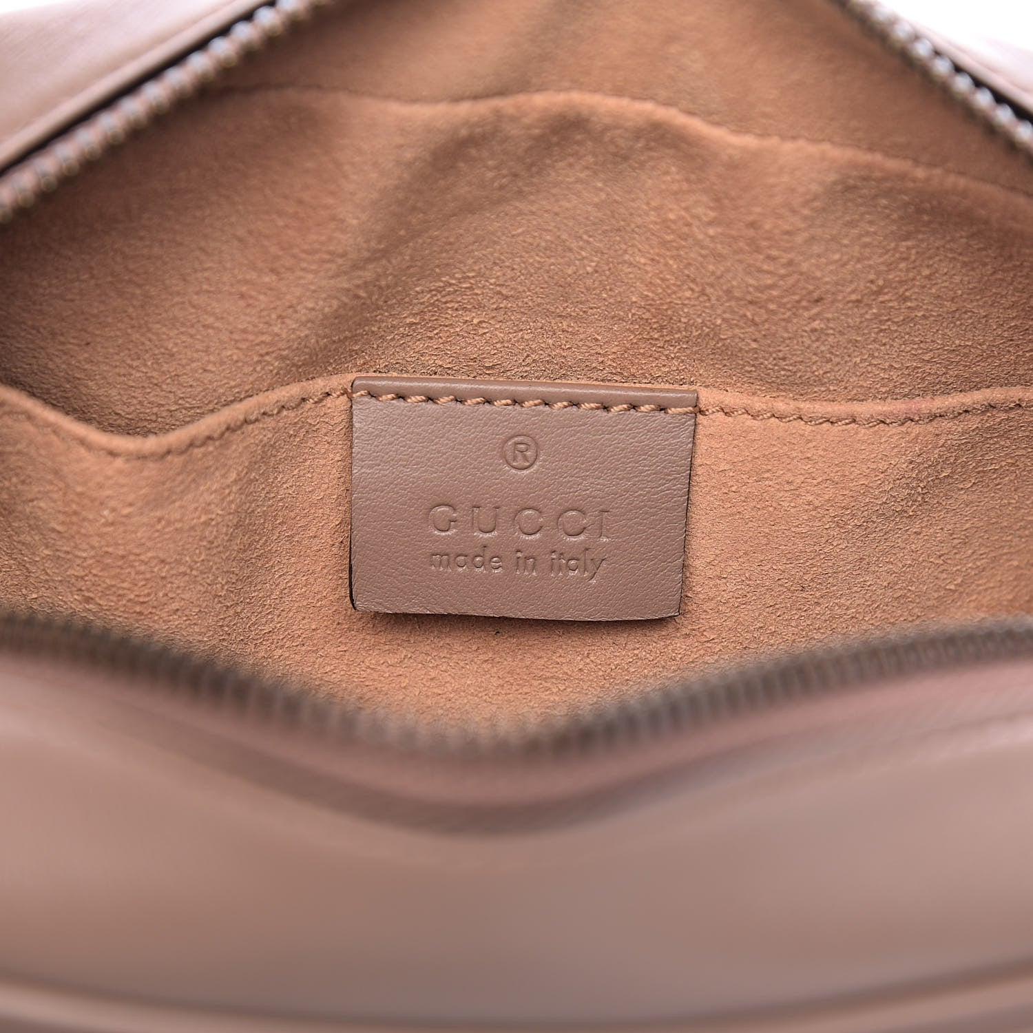 Gucci Calfskin Matelasse Mini GG Marmont Chain Shoulder Bag Porcelain Rose 6 of 10