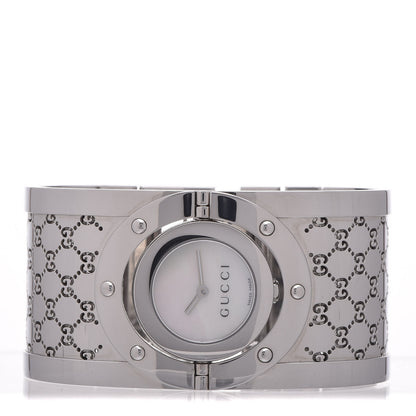 Gucci Stainless Steel Mother of Pearl 33mm Twirl Quartz Watch 3 of 6