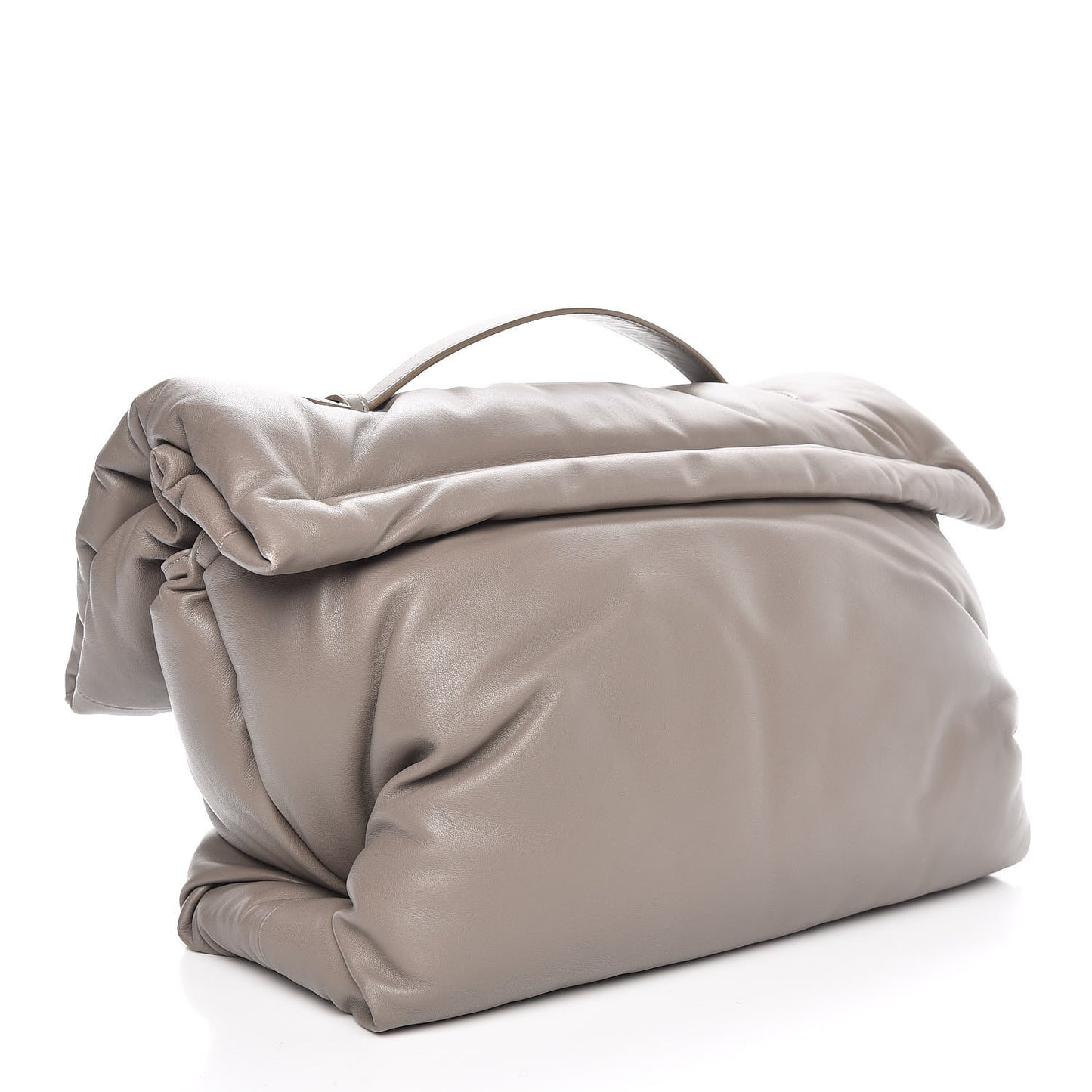 Smooth Lambskin Cartable Pillow Flap Grey