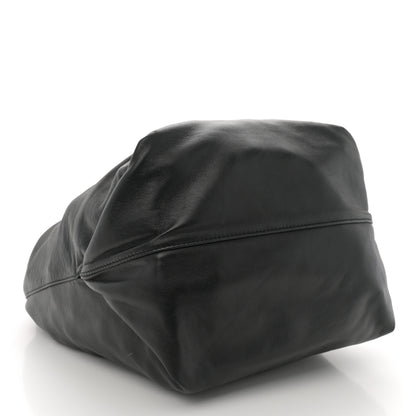 Saint Laurent Lambskin Teddy Drawstring Bag Black 5 of 12
