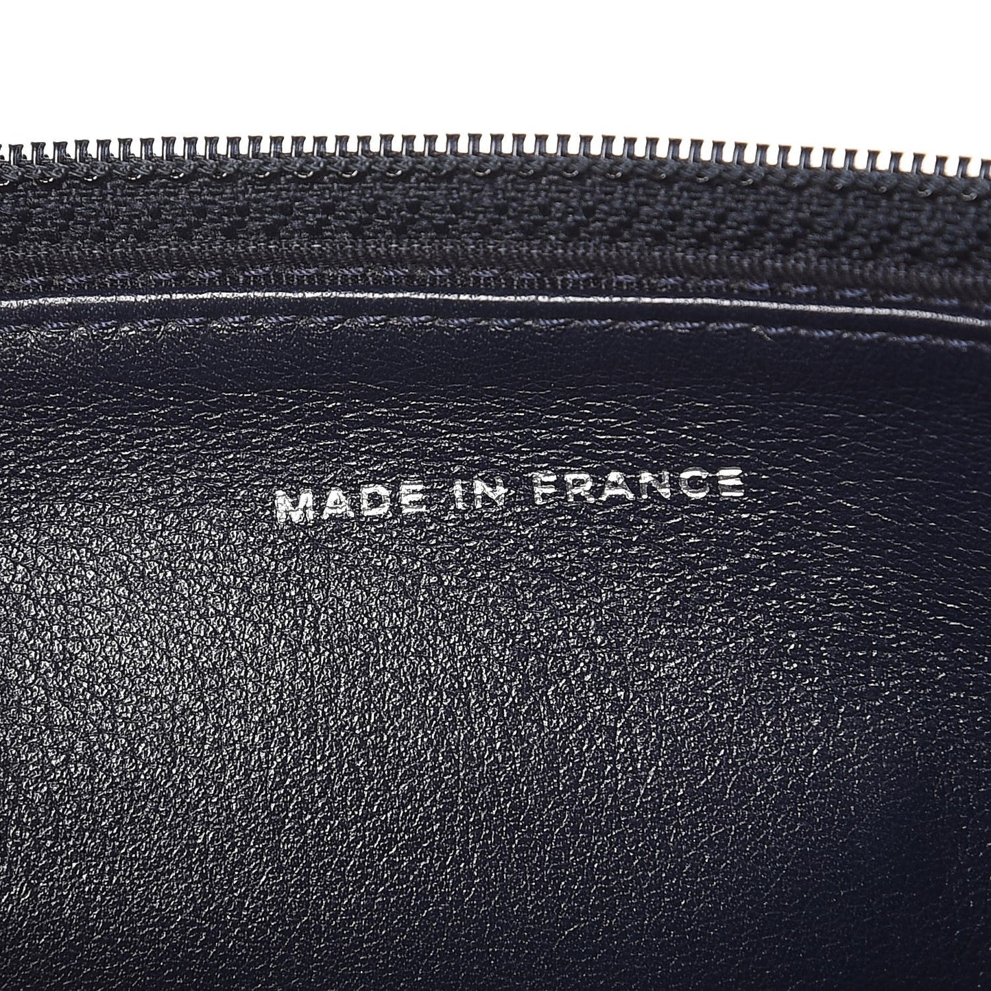 Caviar Quilted Wallet On Chain WOC Navy Blue