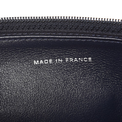 Chanel Caviar Quilted Wallet On Chain WOC Navy Blue 7 of 11