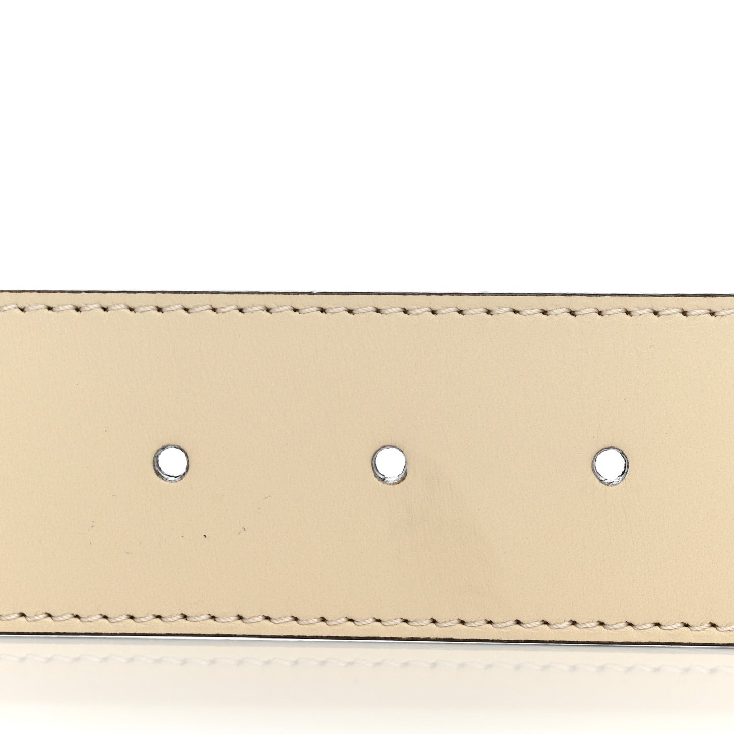 Calfskin Double G 40mm Belt 90 36 Mystic White