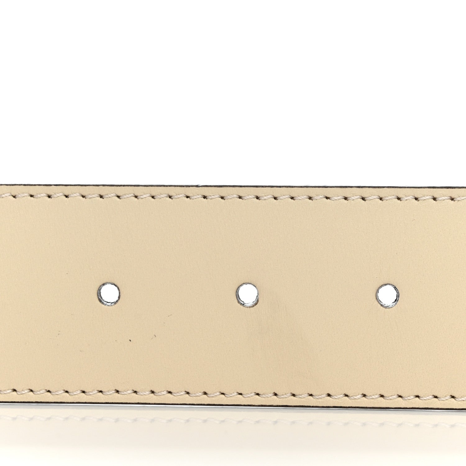 Gucci Calfskin Double G 40mm Belt 90 36 Mystic White 6 of 6
