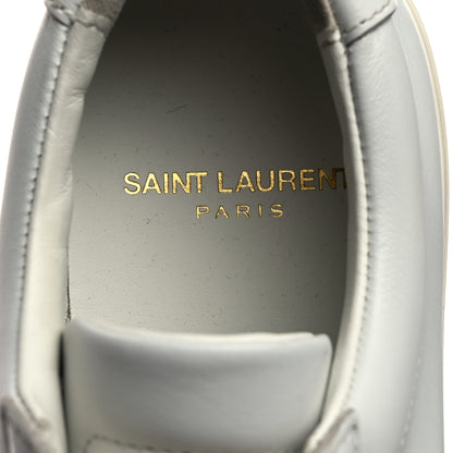 Saint Laurent Calfskin Andy Low Top Sneakers 36.5 Blanc Optique 6 of 9