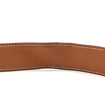 Hermes Box Togo 32mm H Belt 100 40 Black Gold 6 of 7