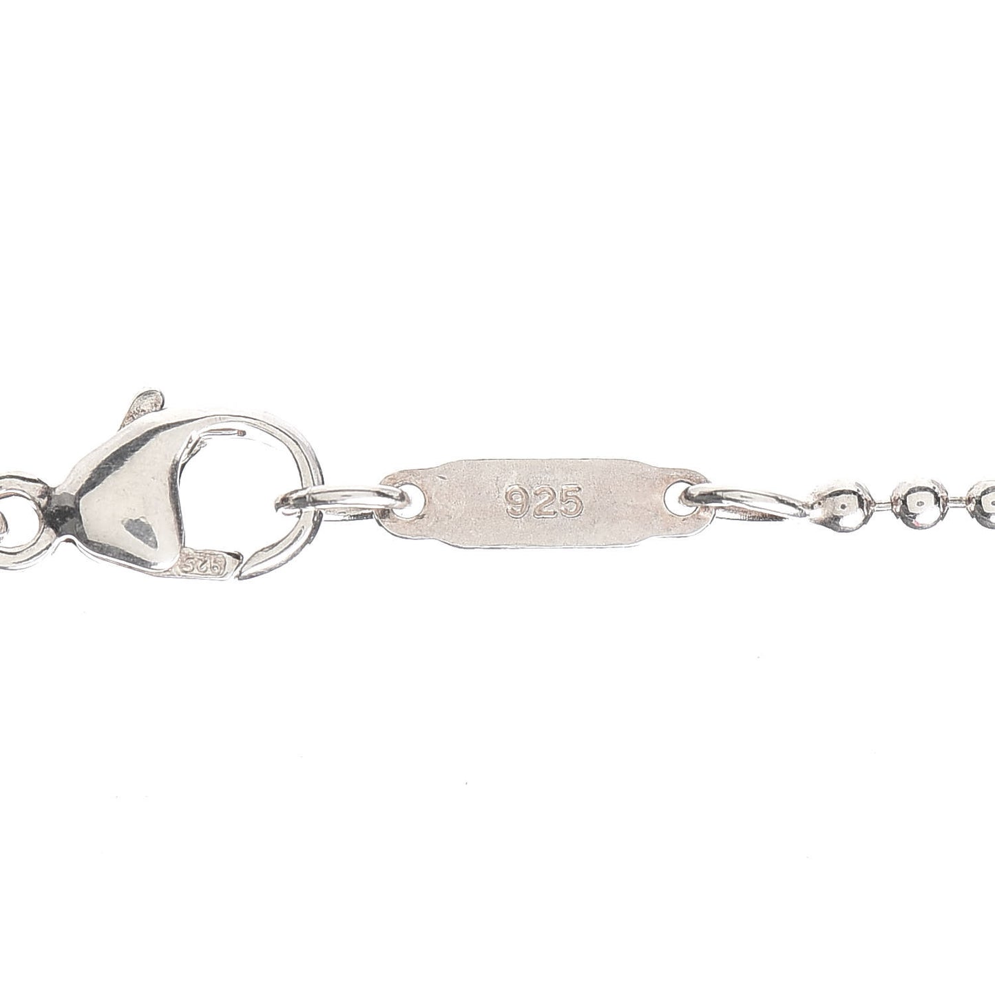 Sterling Silver Graduated Ball Drop Necklace