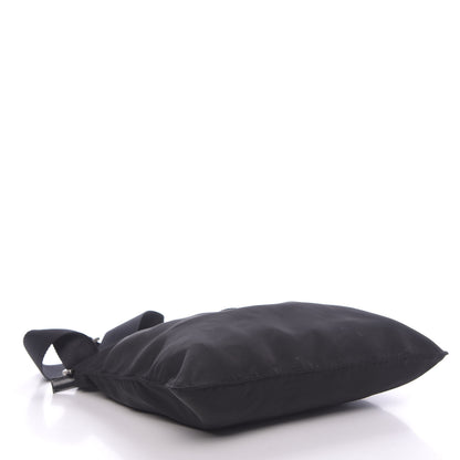 Prada Nylon Vela Flat Messenger Bag Black 4 of 10
