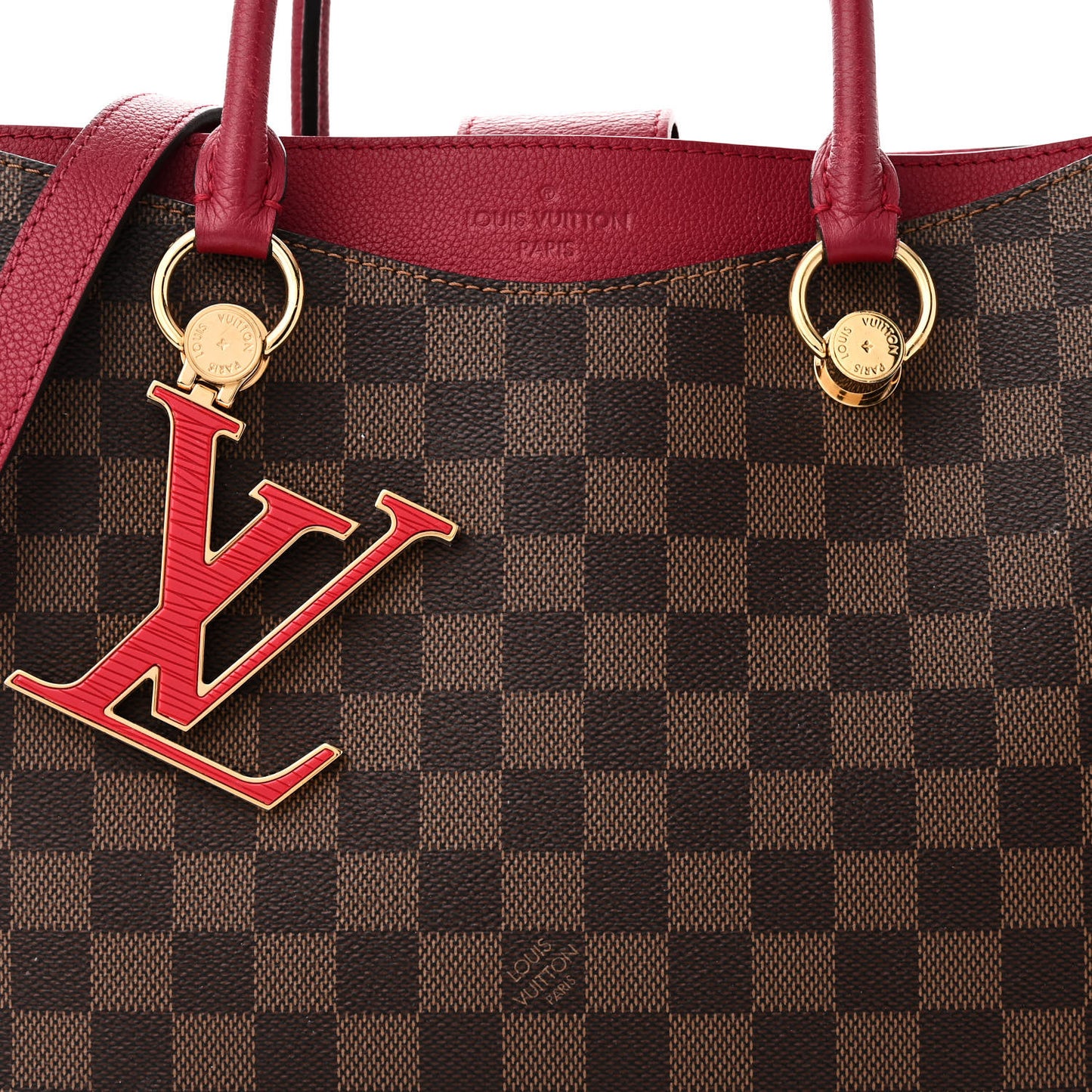 LOUIS VUITTON Damier Ebene LV Riverside Lie De Vin