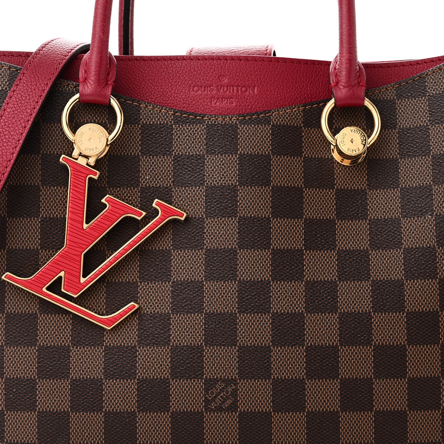 Louis Vuitton LOUIS VUITTON Damier Ebene LV Riverside Lie De Vin 8 of 12