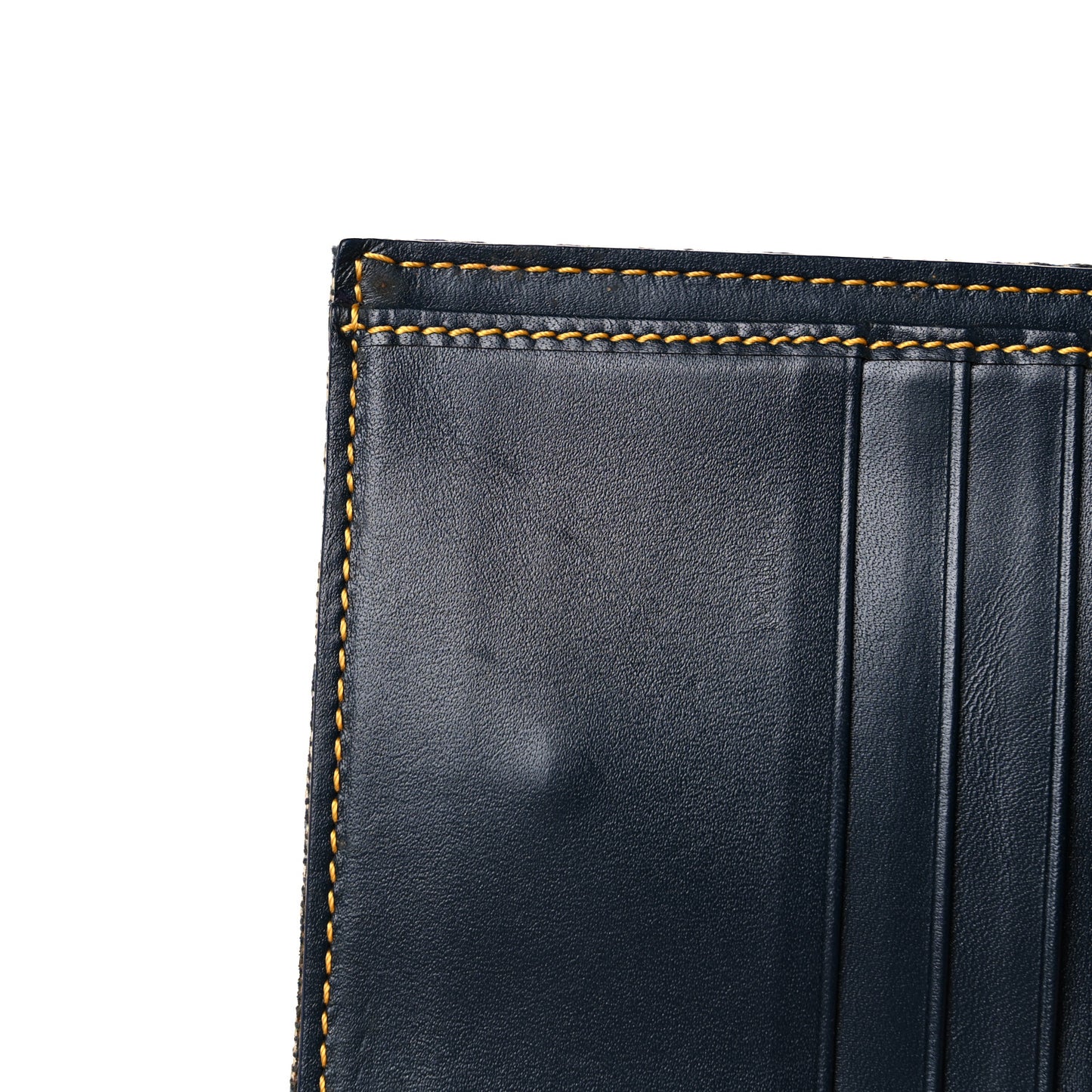Monogram Compact Wallet Blue