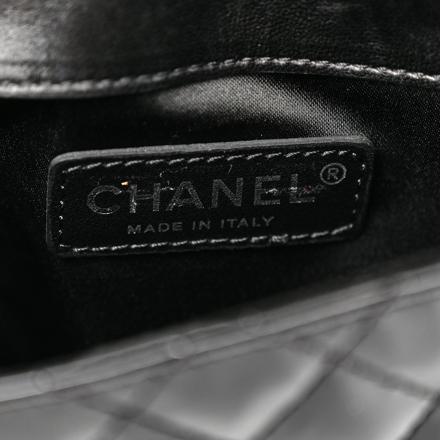 Chanel Patent Tweed Mini Kiss Lock Flap Double Bag Black Multicolor 7 of 12