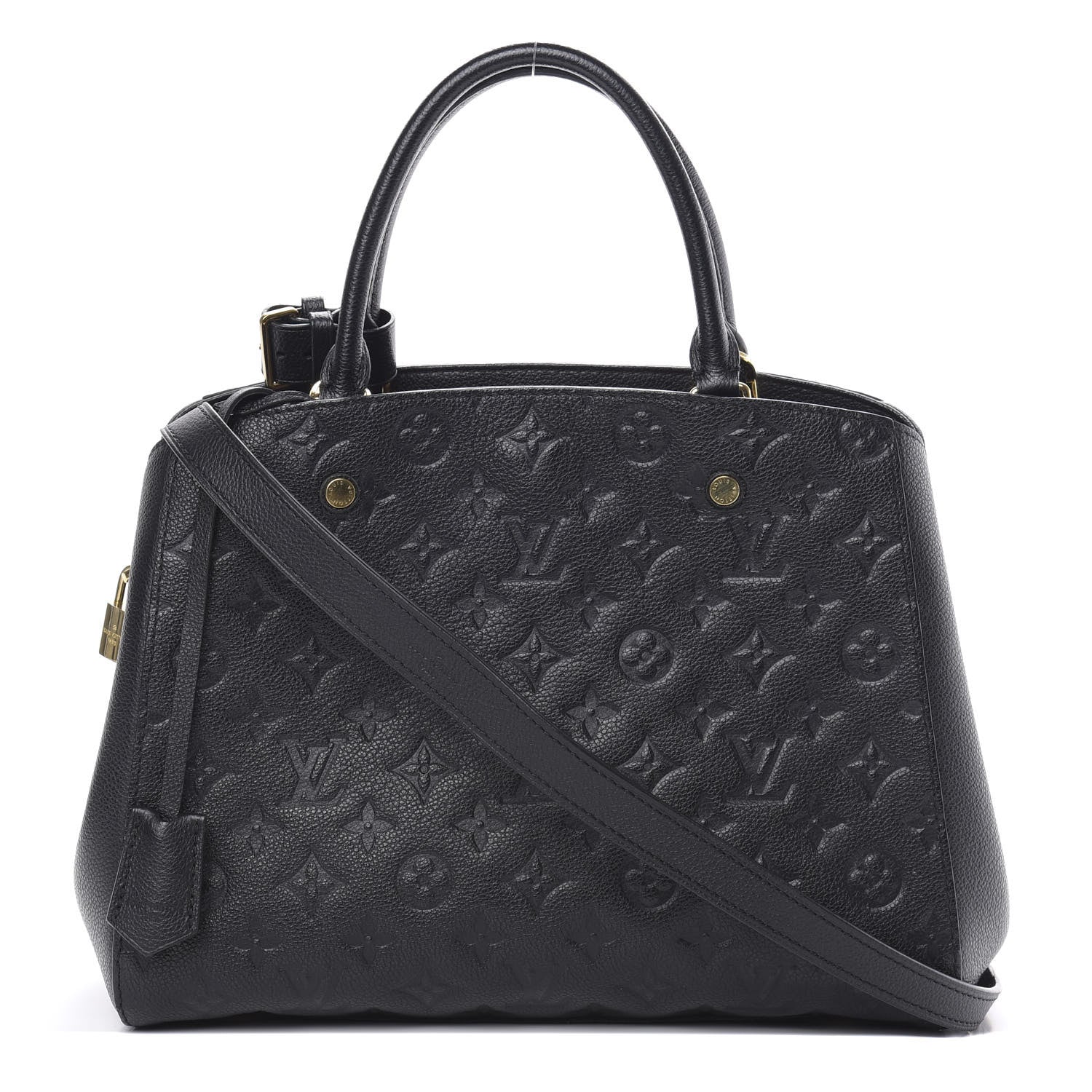 Louis Vuitton Empreinte Montaigne MM Black 1 of 14