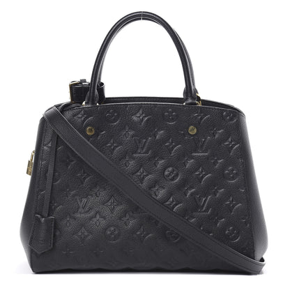 Louis Vuitton Empreinte Montaigne MM Black 1 of 14