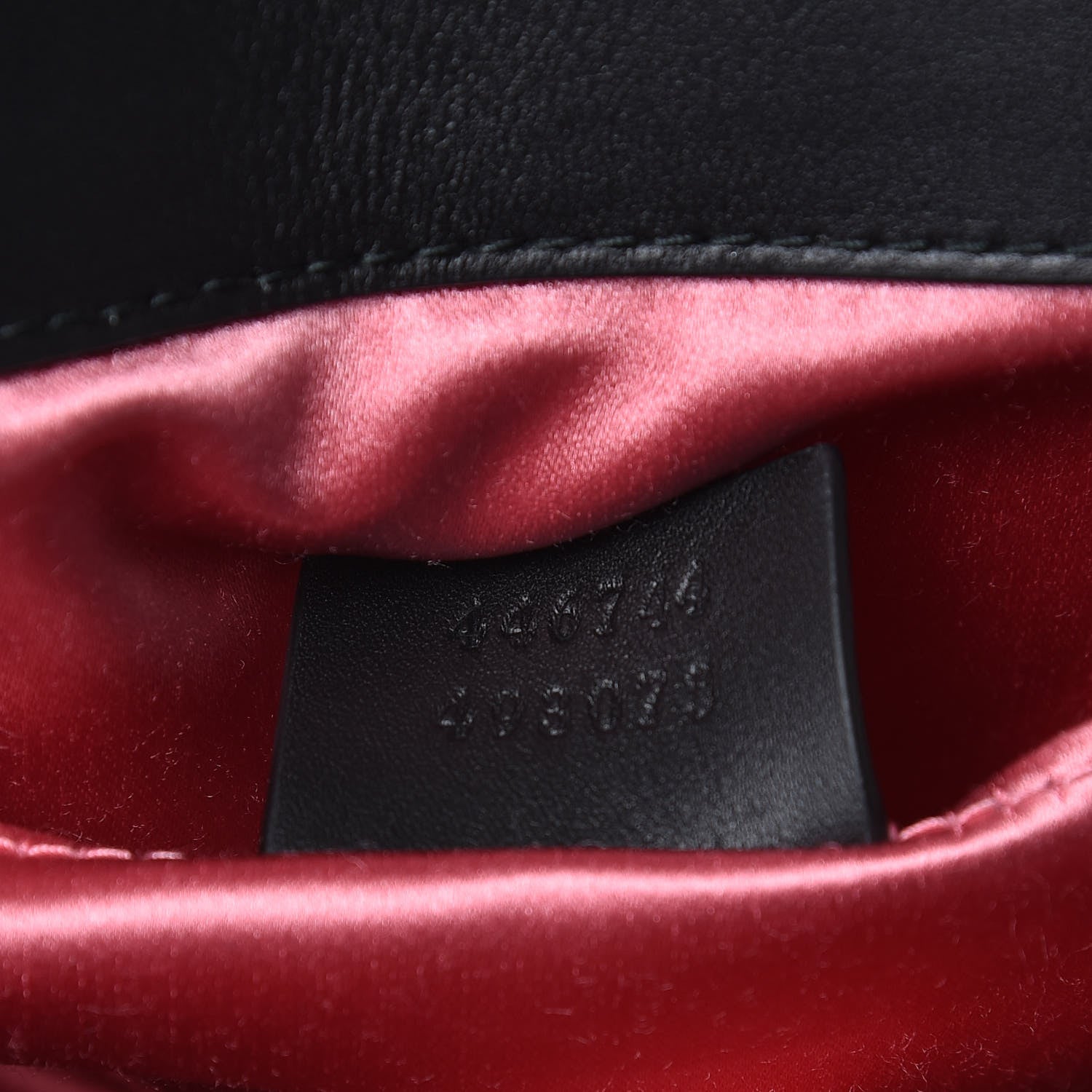 Gucci Velvet Matelasse Mini GG Marmont Shoulder Bag Black 7 of 7