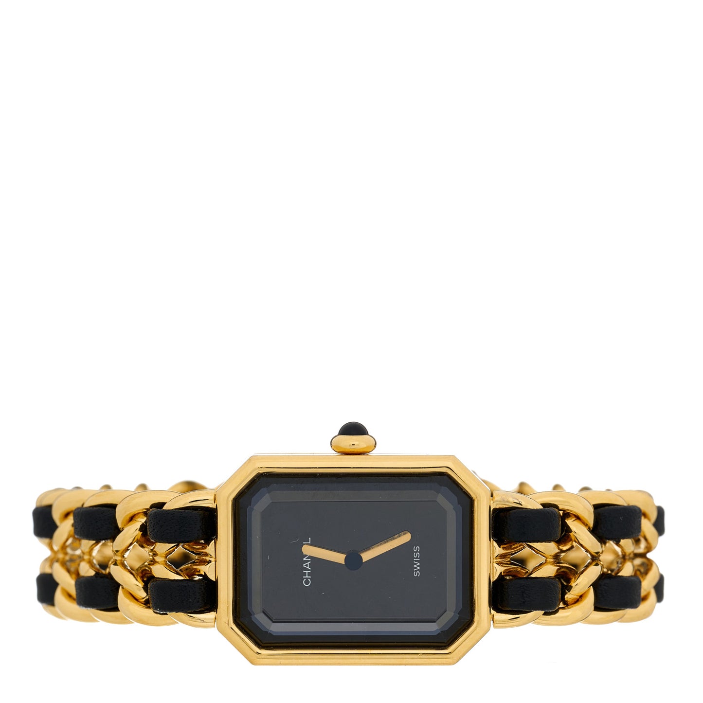 Stainless Steel Lambskin 20mm Chain Premiere Quartz Watch Gold L