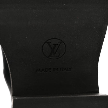 Louis Vuitton Calfskin Monogram Beaubourg Ankle Boots 39.5 Black 6 of 10