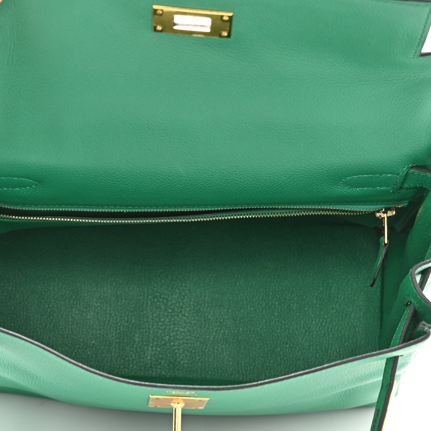 Hermes Evercolor Kelly Retourne 28 Vert Vertigo 5 of 15
