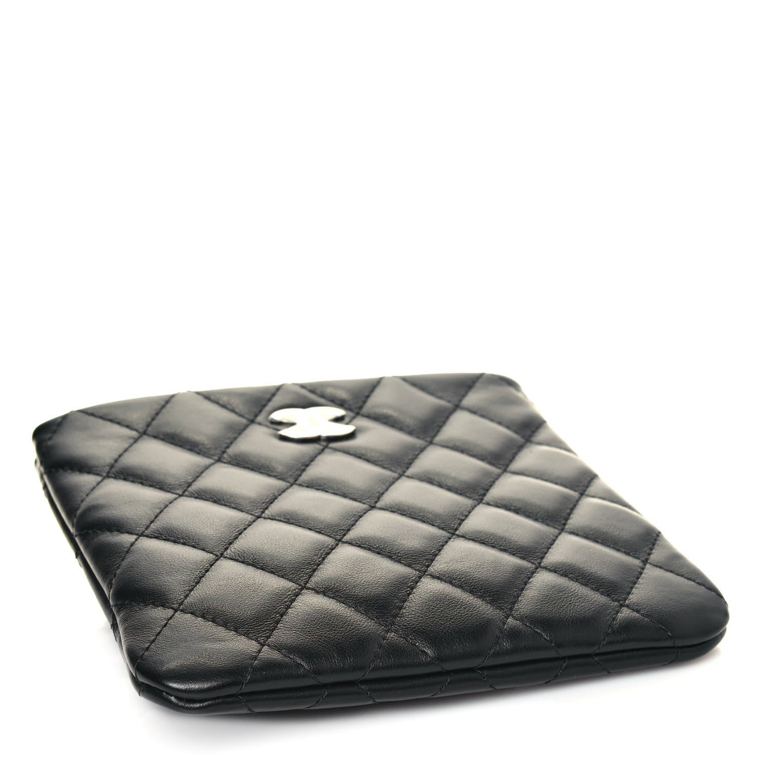 Chanel Lambskin Quilted Crossbody Bag Black 3 of 7