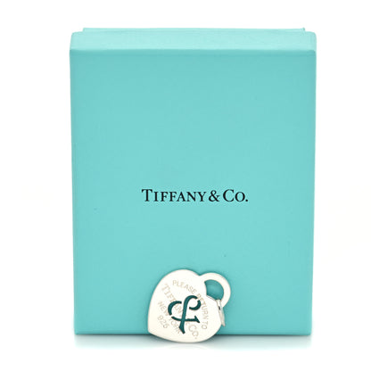 Tiffany Sterling Silver Return to Tiffany Ampersand Heart Charm 5 of 5