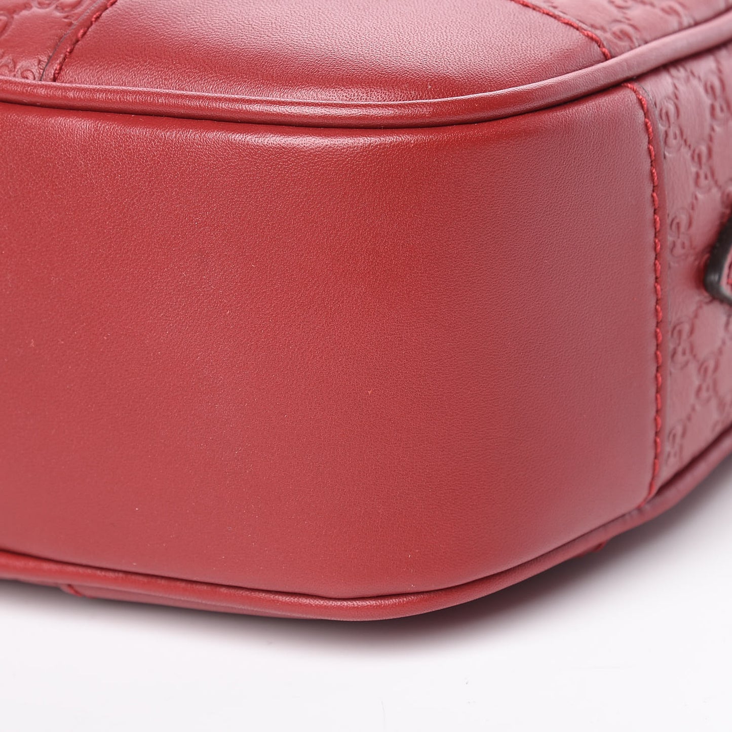 Microguccissima Mini Bree Messenger Bag Red