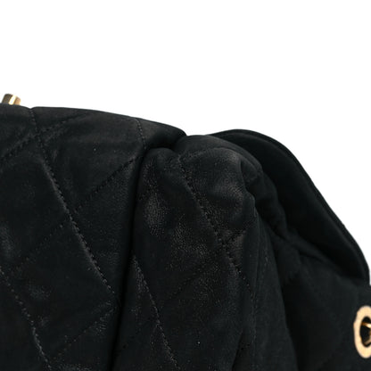 Chanel Iridescent Calfskin Large Chic Quilt Flap Black 9 of 9