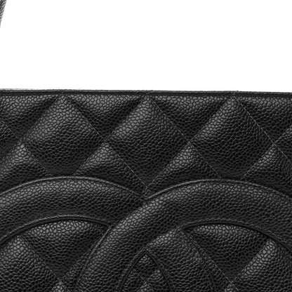 Chanel Caviar Quilted Medallion Tote Black 8 of 10