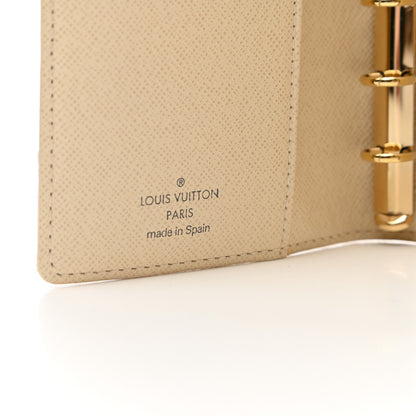Louis Vuitton Damier Azur Small Ring Agenda Cover 7 of 7