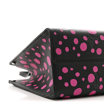 Louis Vuitton LV X YK Empreinte Monogram Giant Onthego MM Black Fuchsia 9 of 10