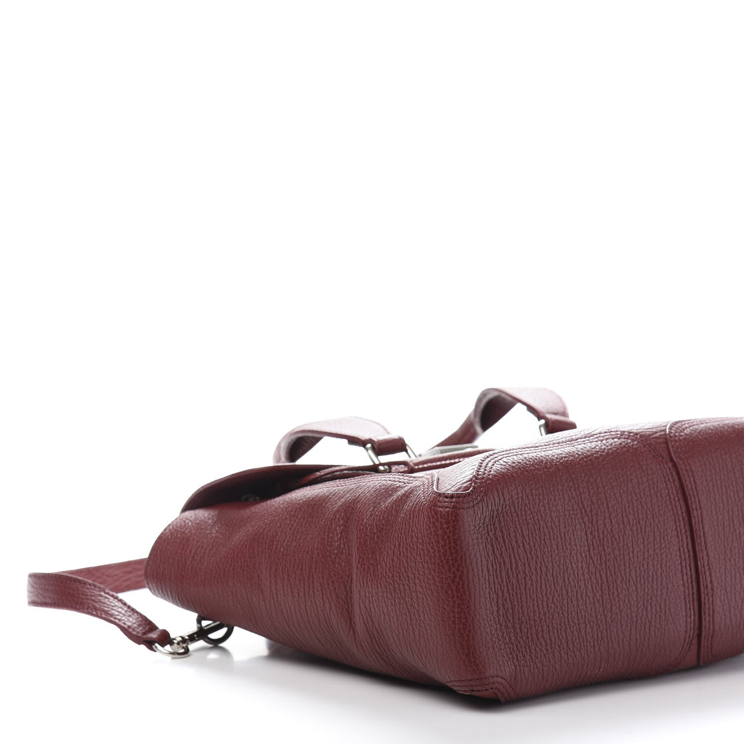 3.1 Phillip Lim 3.1 Textured Calfskin Medium Pashli Satchel Oxblood 8 of 10