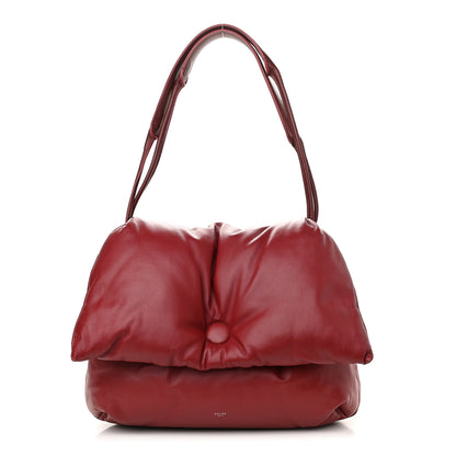 Celine Smooth Lambskin Medium Pillow Flap Burgundy 1 of 11