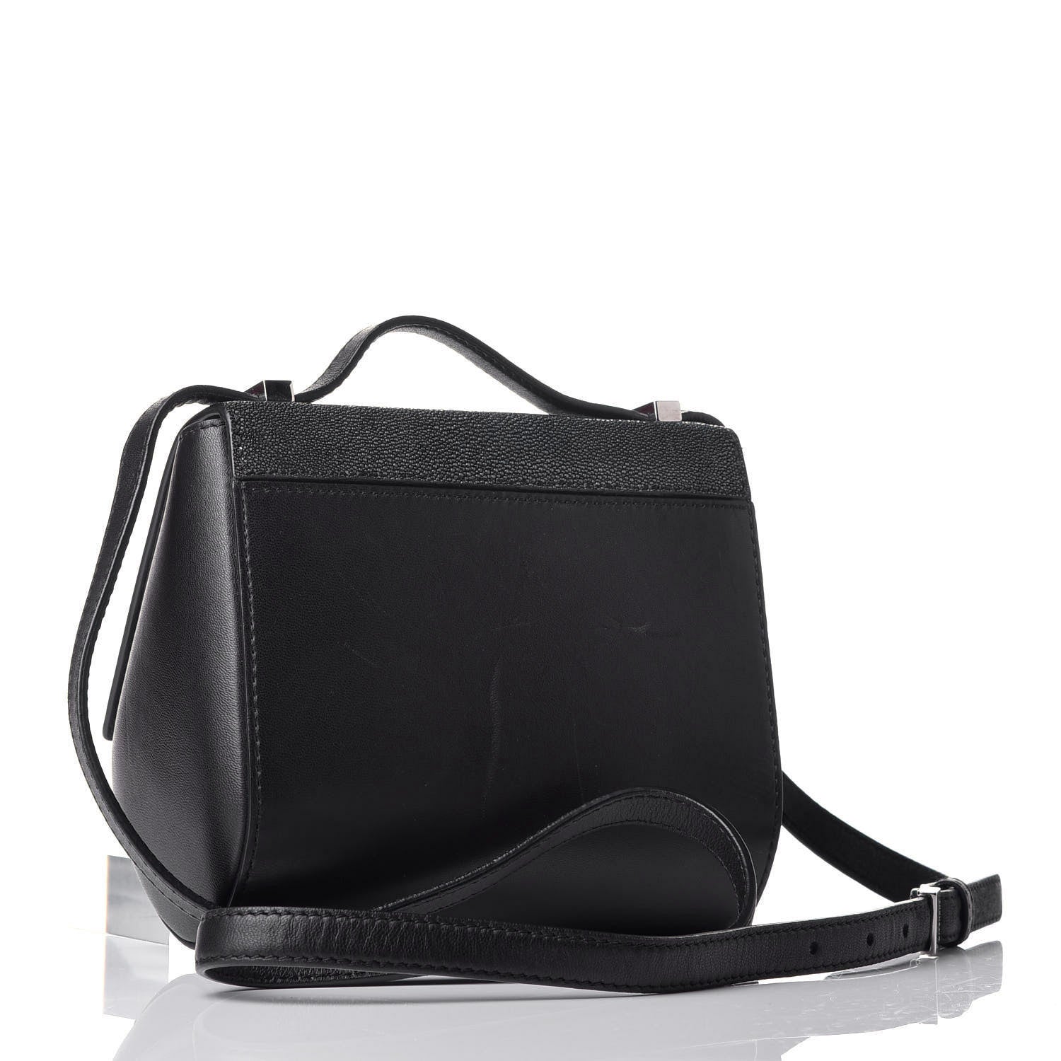 Givenchy Stingray Calfskin Mini Pandora Box Crossbody Black 3 of 8