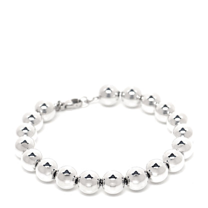 Tiffany Sterling Silver 8mm HardWear Ball Bracelet 2 of 10