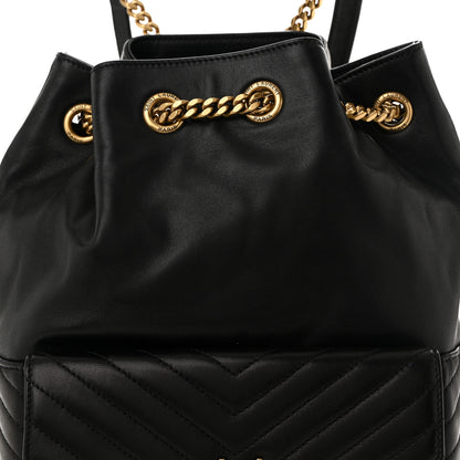 Saint Laurent Lambskin Matelasse Monogram Joe Backpack Black 8 of 10