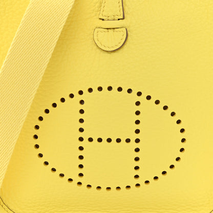 Hermes Taurillon Clemence Evelyne TPM Limoncello 8 of 11