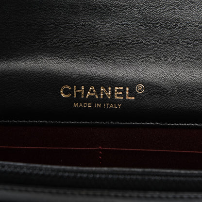 Chanel Lambskin Quilted Golden Class Wallet on Chain WOC Black 6 of 7